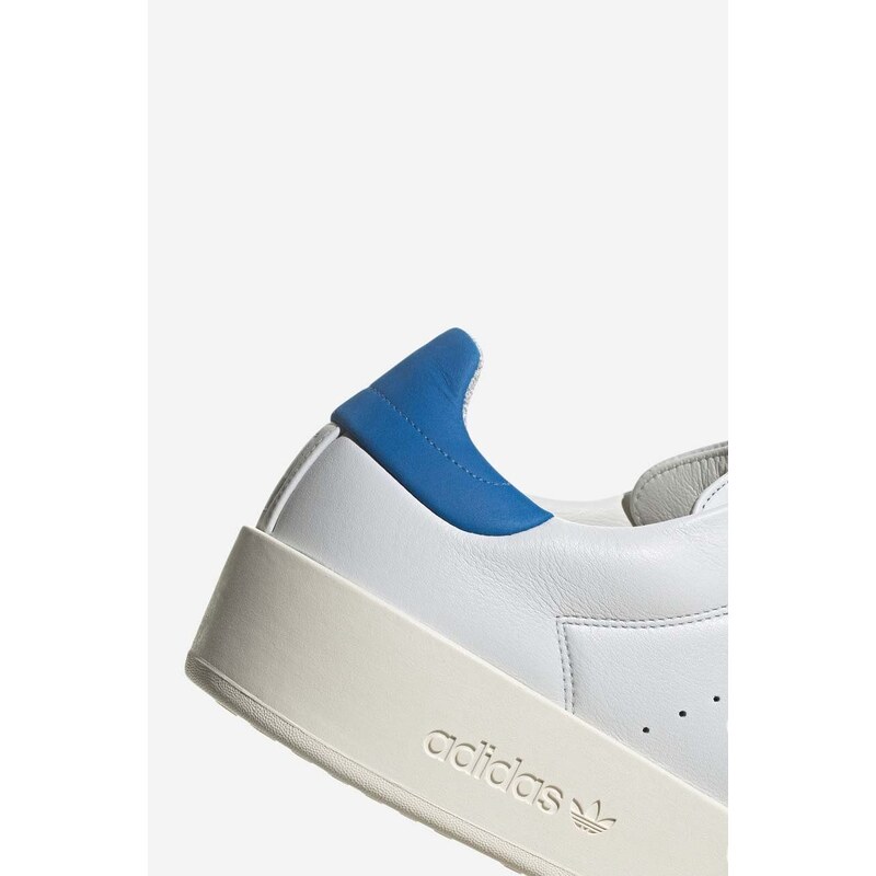 Kožené sneakers boty adidas Originals Stan Smith Relasted H06187 bílá barva