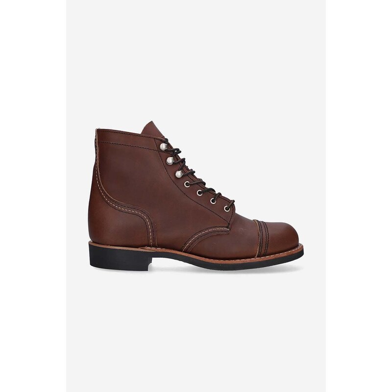 Kožené boty Red Wing hnědá barva, 3365