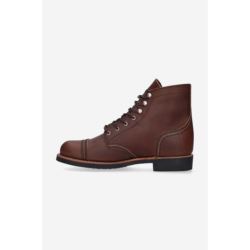 Kožené boty Red Wing hnědá barva, 3365