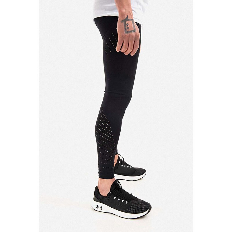 Legíny Under Armour Speedpocket Tight pánské, černá barva, hladké, 1361489-001