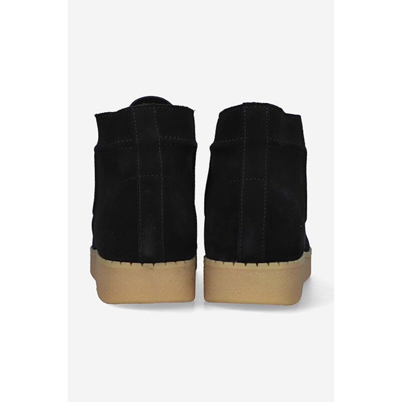 Semišové kotníkové boty Levi's Footwear&Accessories D7352.0003 RVN 75 černá barva, D7352.0003-black