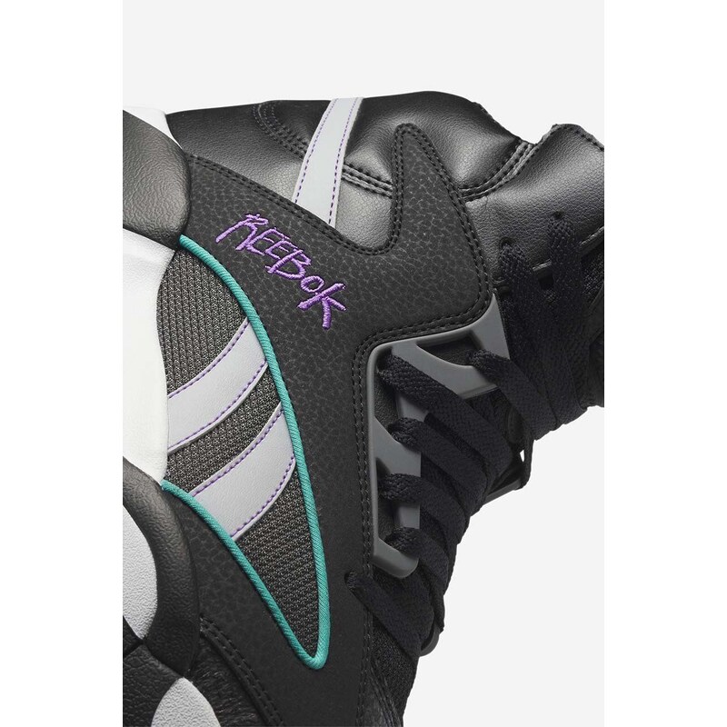 Sneakers boty Reebok Shaq Attaq HR0501 černá barva
