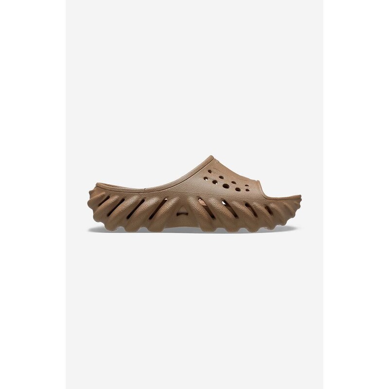 Pantofle Crocs Echo Slide dámské, zlatá barva, 208185.TUMBLEWEED-TUMBL