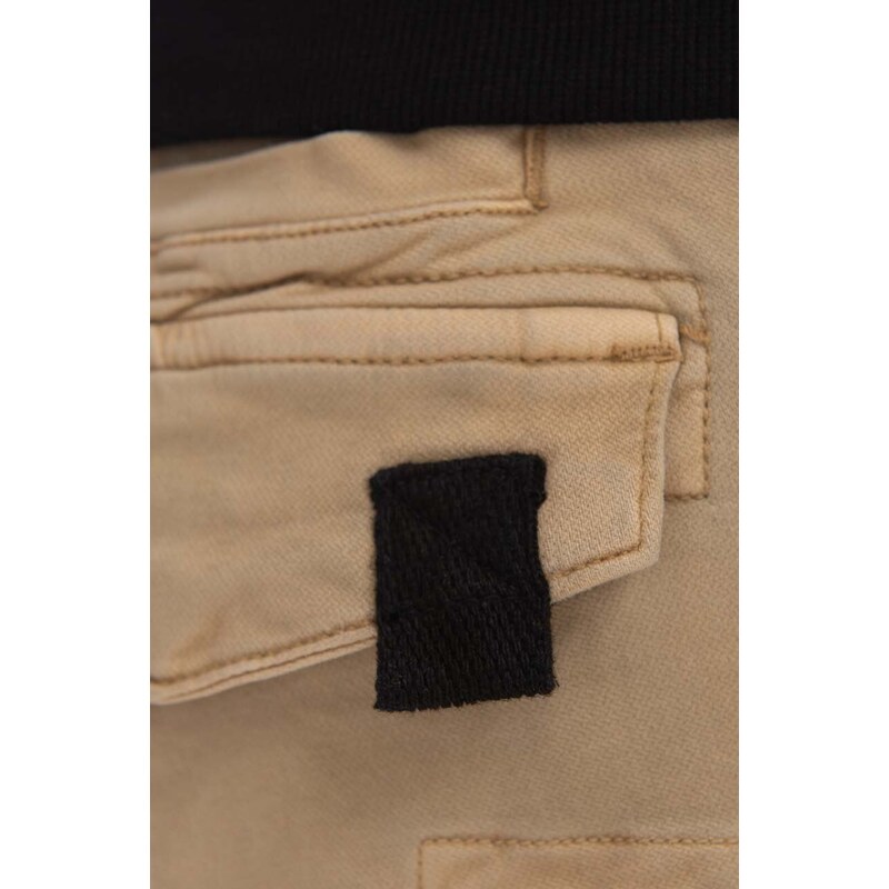 Kraťasy Alpha Industries Special OPS Short pánské, béžová barva, 106254.14-beige