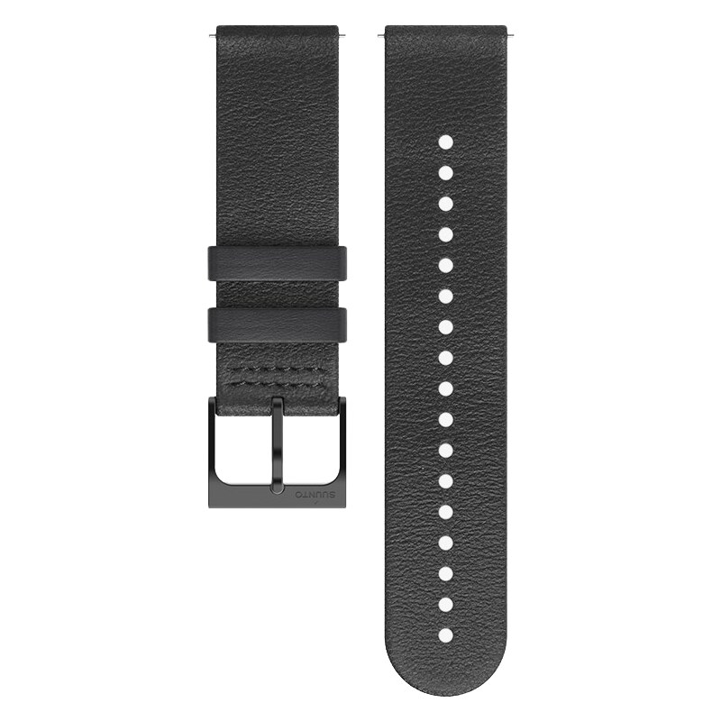 Suunto 22mm Urban 6 Leather Strap All Black M