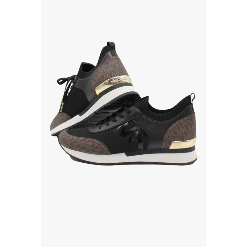 Michael Kors Jenkins Knit Trainer Black/brown dámské tenisky