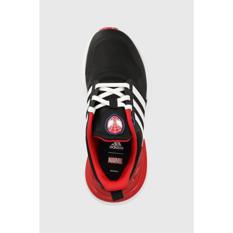 Dětské sneakers boty adidas RAPIDASPORT x MARVEL černá barva