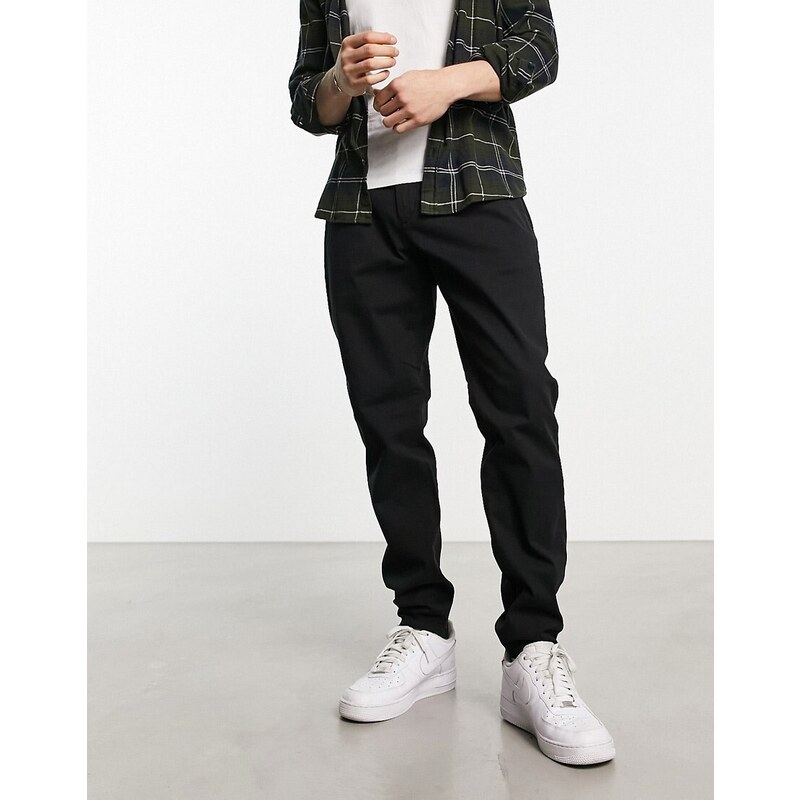 ONLY & SONS slim fit chino in black