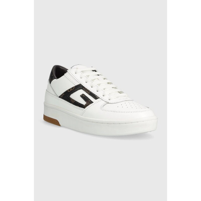 Sneakers boty Guess FL7SIL LEA12 bílá barva, SILINA