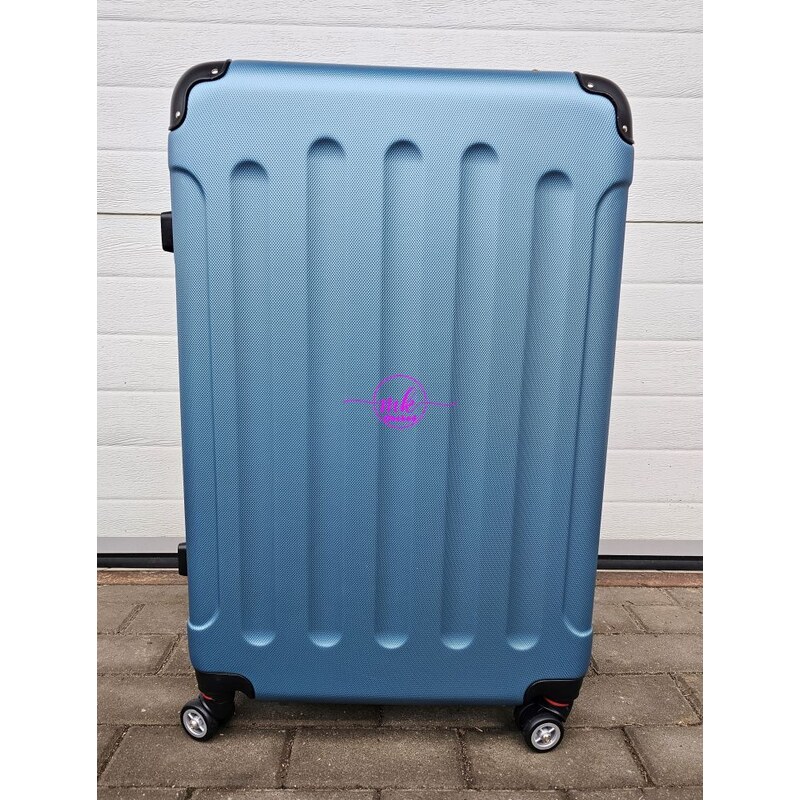 cestovní skořepinový kufr velký - ledově modrá