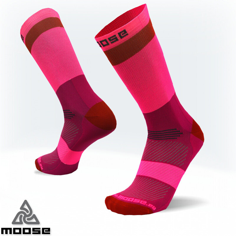 RACE POLY NEW sportovní cyklo ponožky Moose