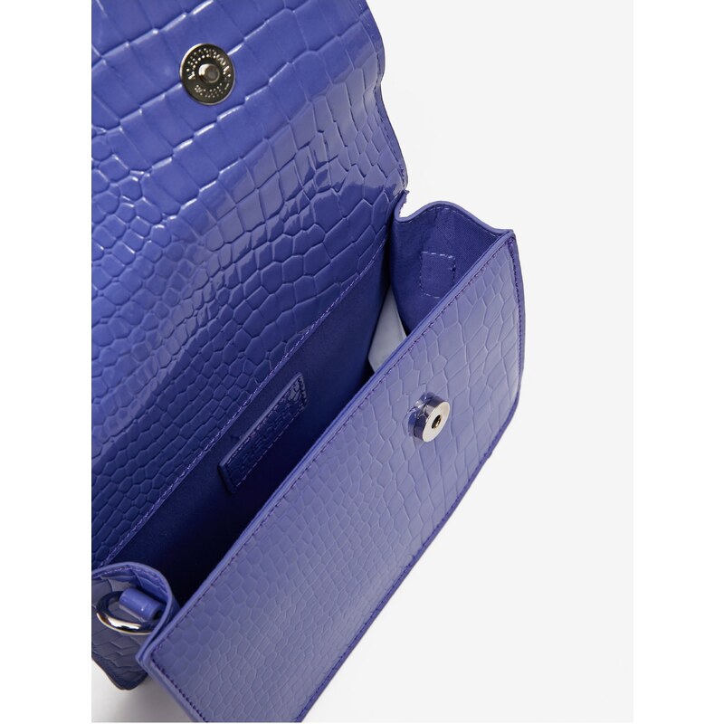 Pieces Světle fialová dámská crossbody kabelka s krokodýlím vzorem Piece - Dámské