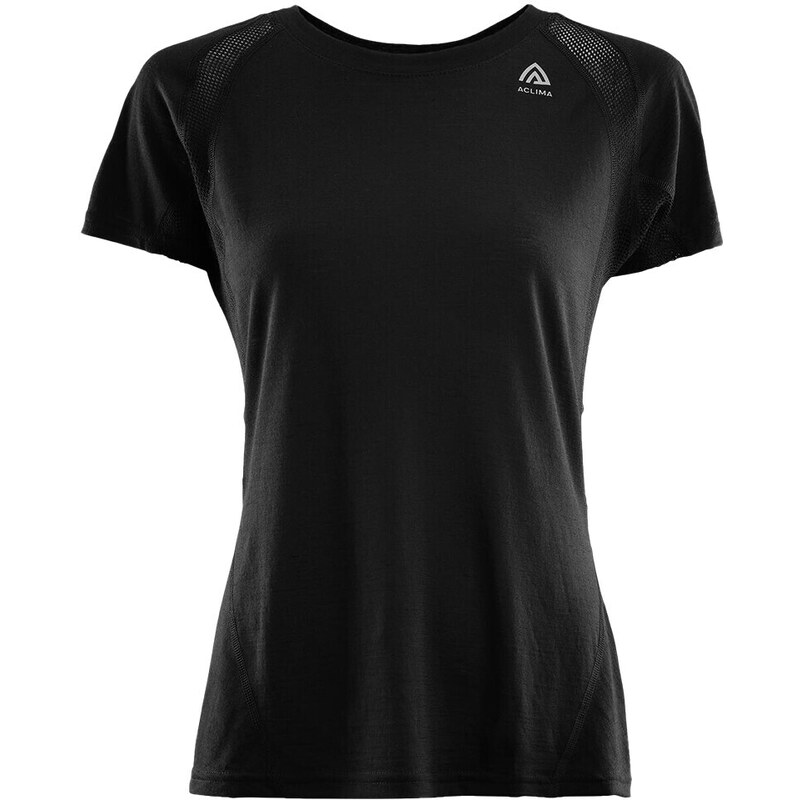 Aclima LightWool Sports T-Shirt Women Černá