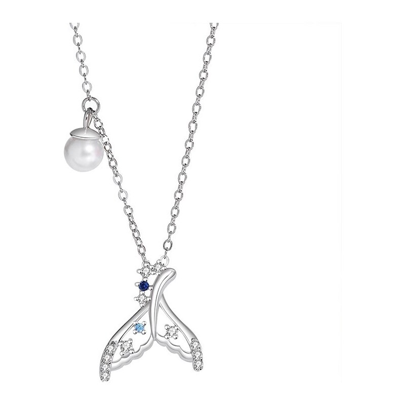 Éternelle Stříbrný náhrdelník Mystic Ocean - stříbro 925/1000, mořská 83307393
