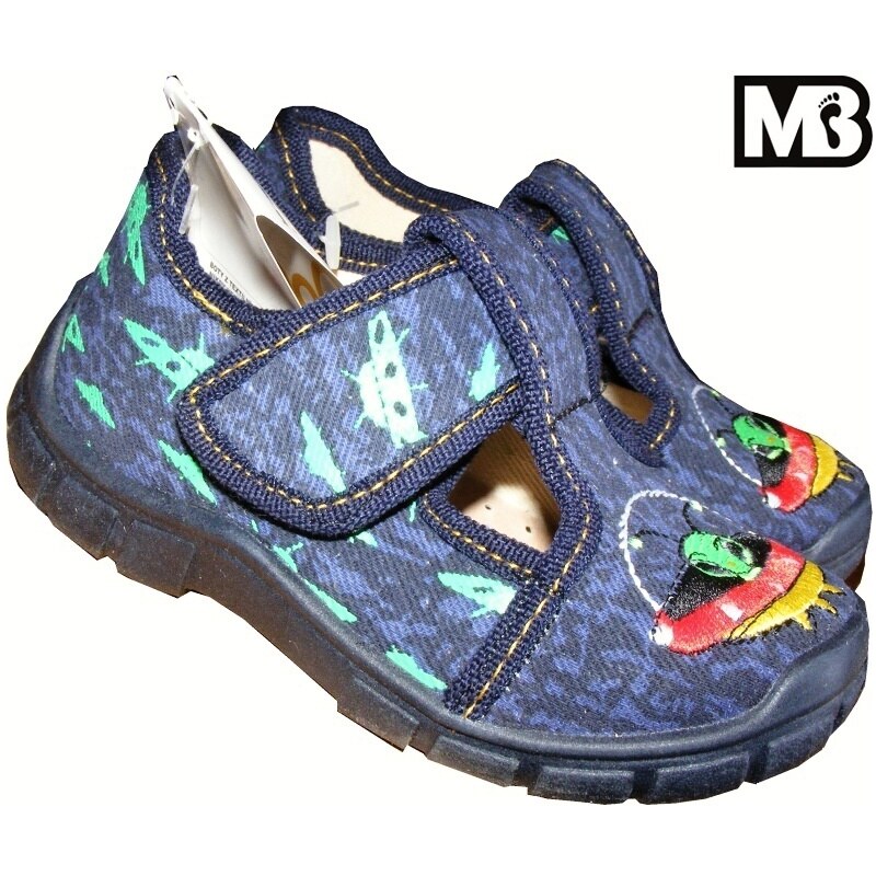 Dětská chlapecká plátěná obuv MB Kids 119 UFO
