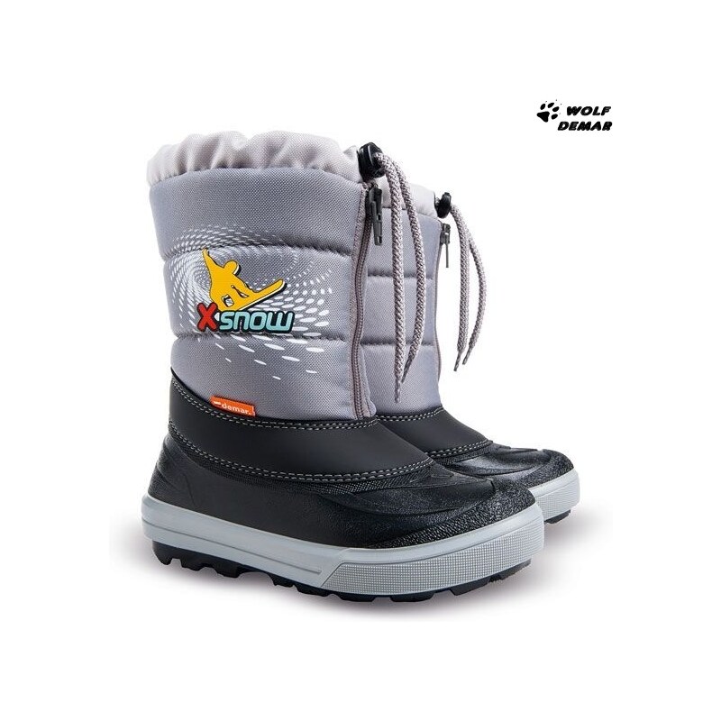 Dětské sněhule Demar KENNY 2 1532 NC X-SNOW šedá
