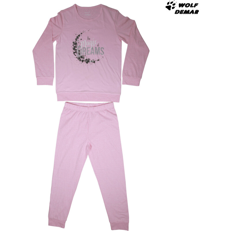 Dívčí pyžamo WOLF S2053 sv. růžové
