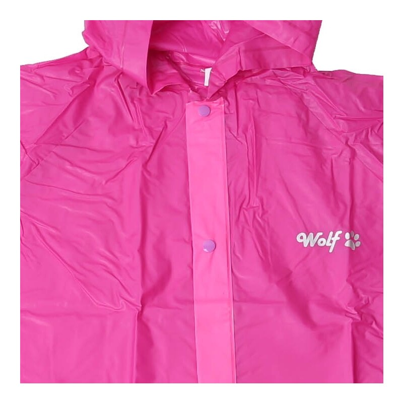 Dívčí pláštěnka WOLF Y2214 tmavě růžová