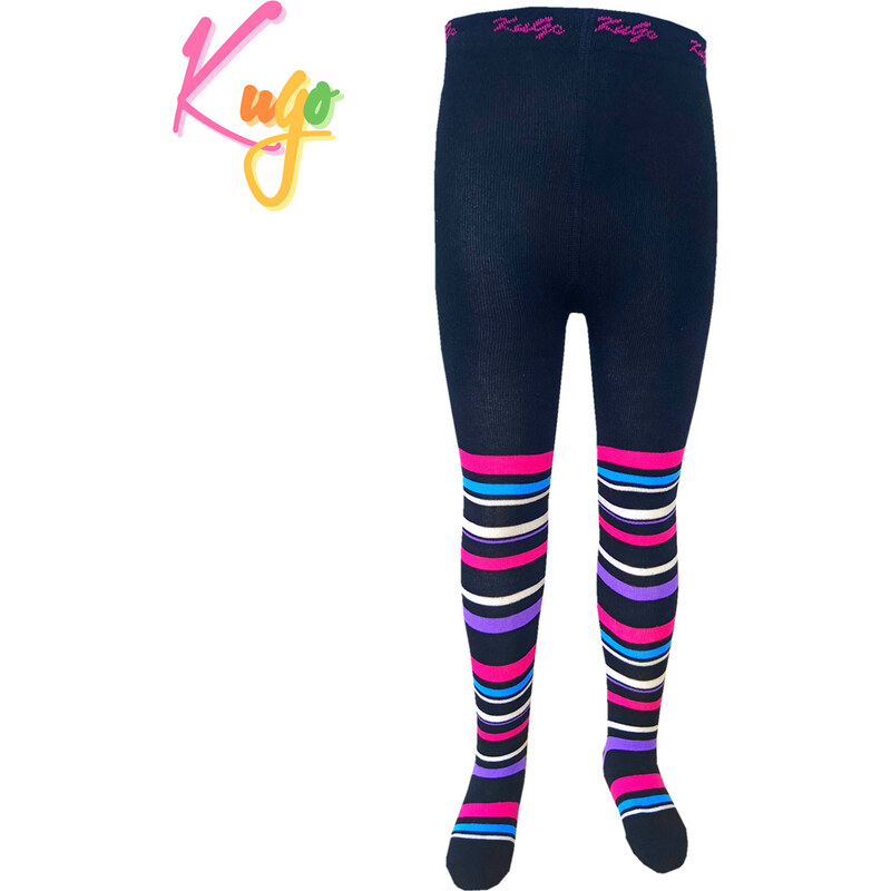 Dětské punčocháče KUGO P8998 modré, vel. 128/134
