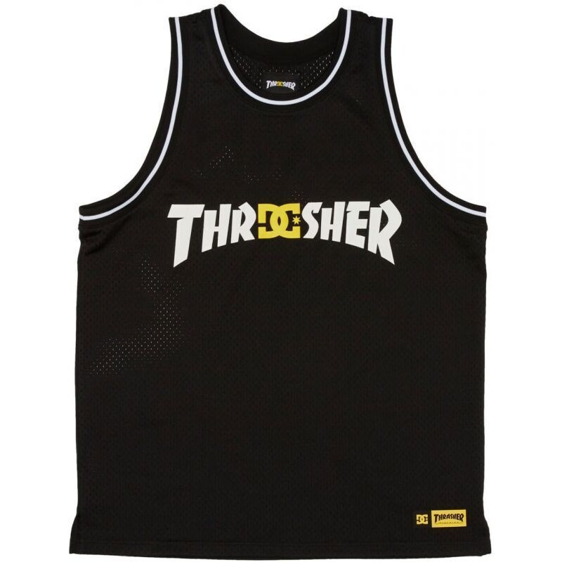 TÍKO DC X THRASHER JERSEY - černá -