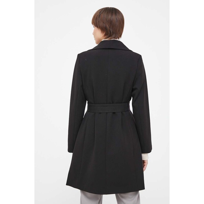 Kabát Lauren Ralph Lauren dámský, černá barva, přechodný