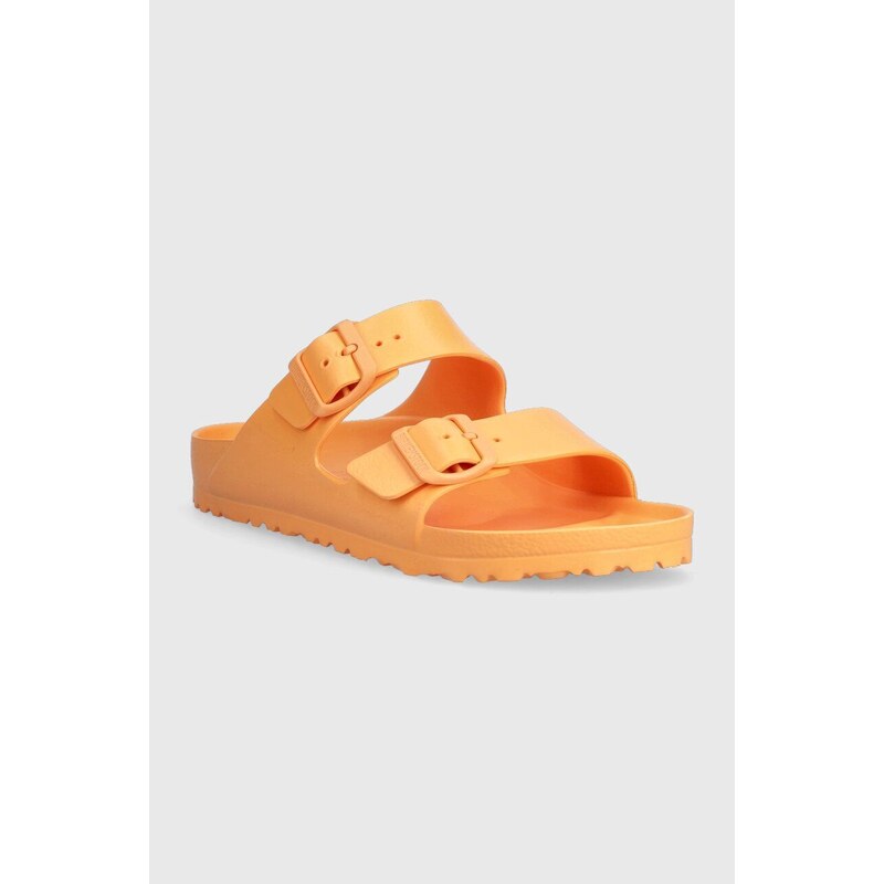 Pantofle Birkenstock Arizona EVA dámské, oranžová barva, 1025586