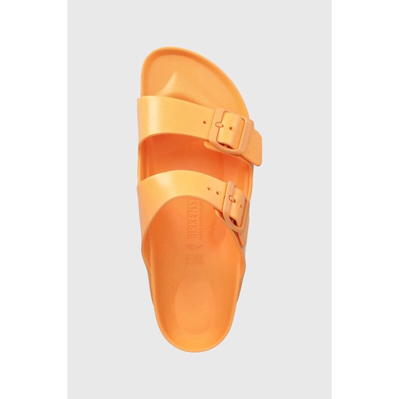 Pantofle Birkenstock Arizona EVA dámské, oranžová barva, 1025586