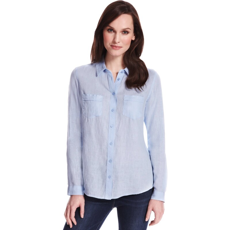 Marks and Spencer M&S Collection Pure Linen Shirt