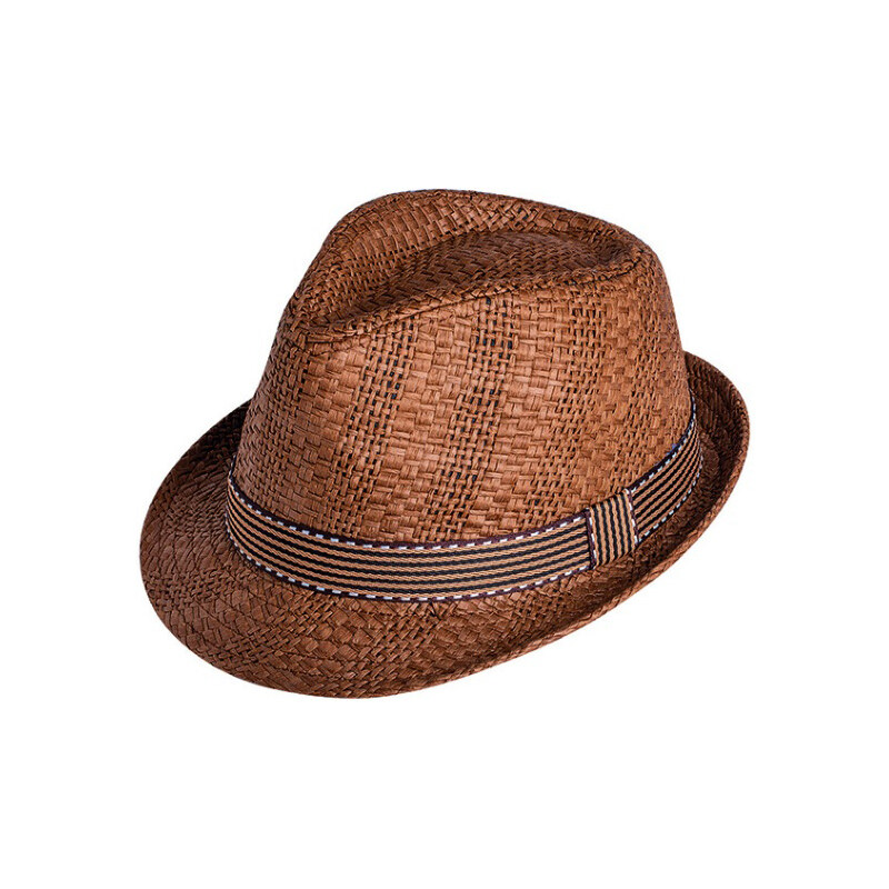 Karfil Hats Unisex letní klobouk Luc hnědý