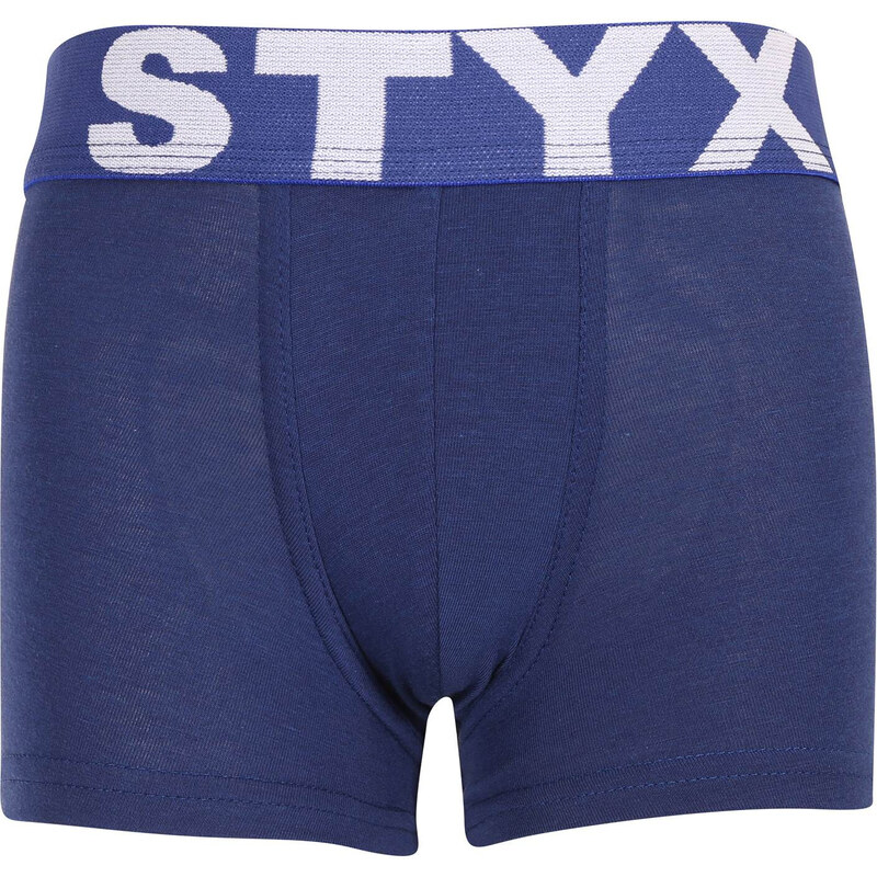 Dětské boxerky Styx sportovní guma tmavě modré (GJ968) 6-8