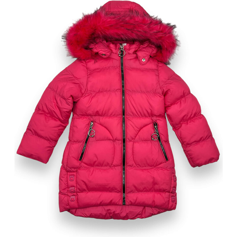 Speeda Dívčí zimní bunda růžové barvy