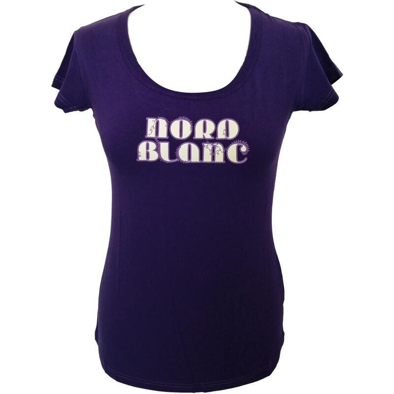 Nové dámské fialové tričko Nordblanc