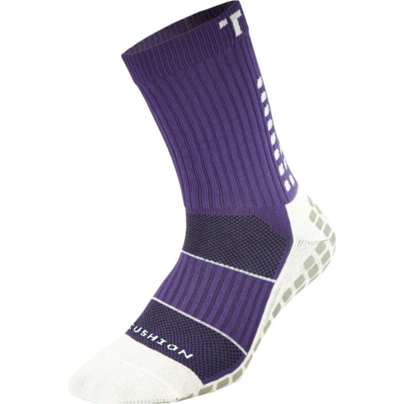 Ponožky Trusox Cushion 3.0 - Purple with White Trademarks 3crw300scushionpurple