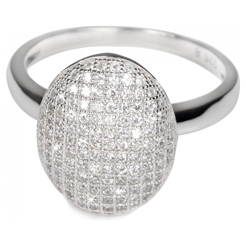 Pattic Stříbrný prsten s krystaly ITS3358001 57 mm