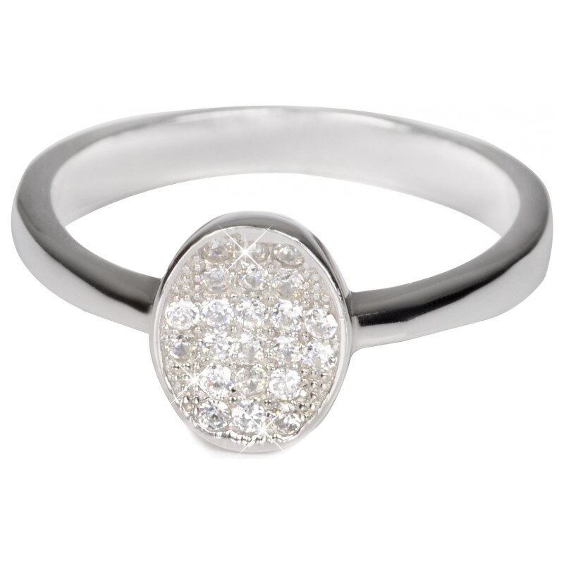 Pattic Stříbrný prsten s krystaly ITS3325001S1 55 mm AKCE