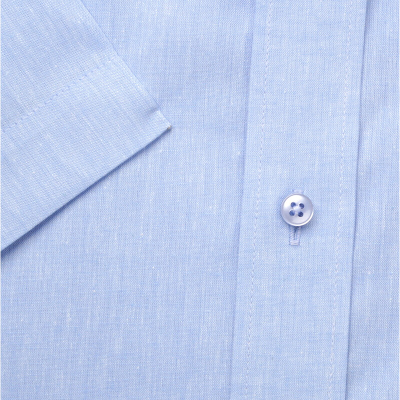 Willsoor Pánská slim fit košile světle modrá s hladkým vzorem 15381