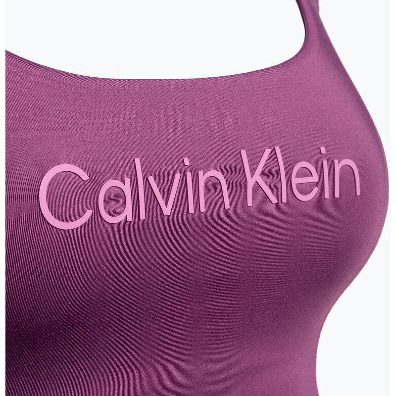 Fitness podprsenka Calvin Klein Medium Support VAE amethyst