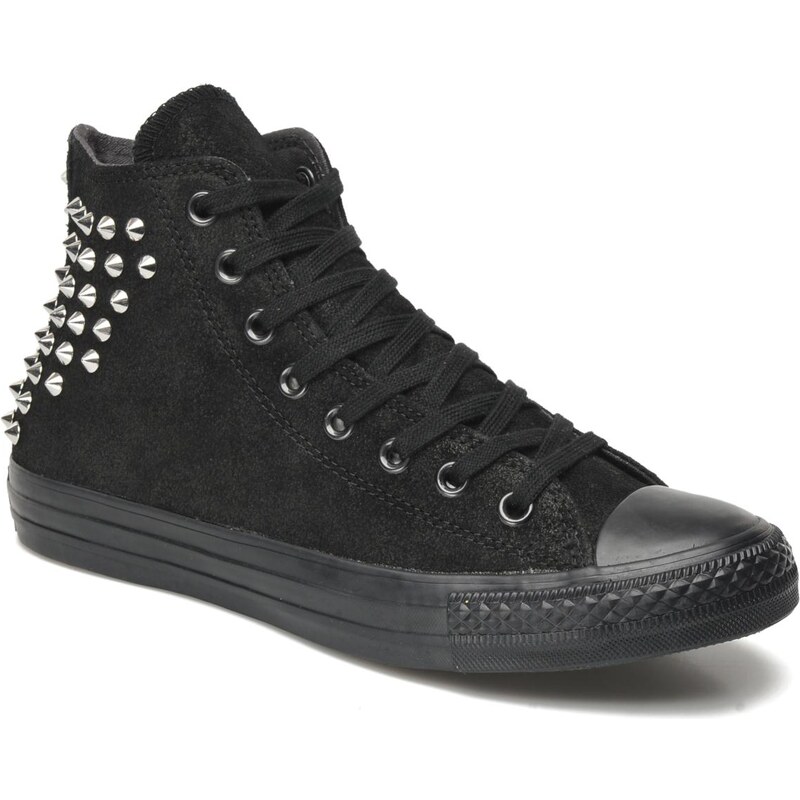 Converse (Women) - Chuck Taylor All Star Collar Stud Leather Hi W (Black)