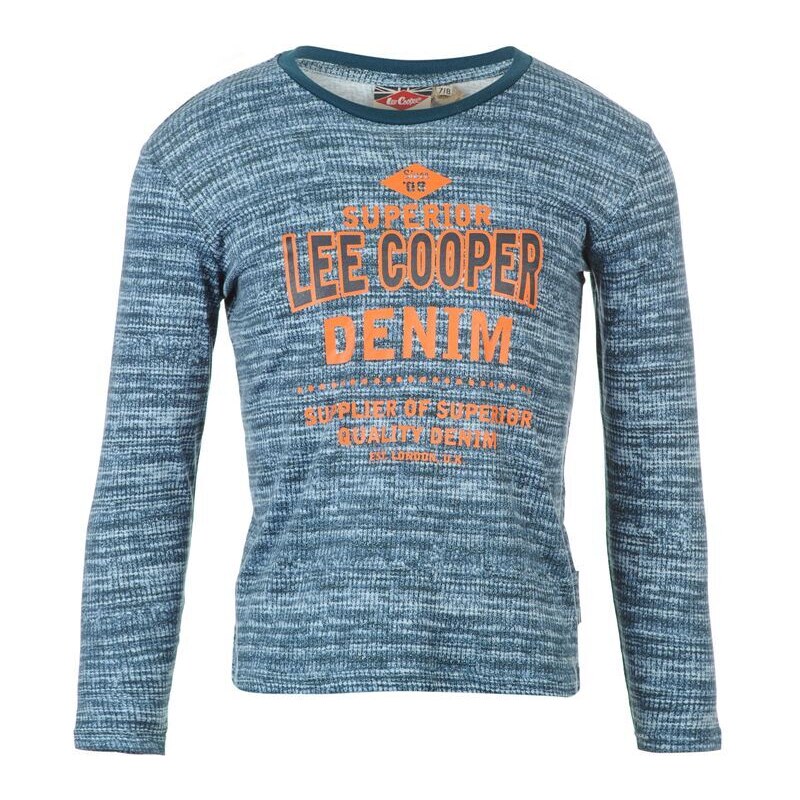 dětské tričko LEE COOPER - MID BLUE - 152 11-12 let