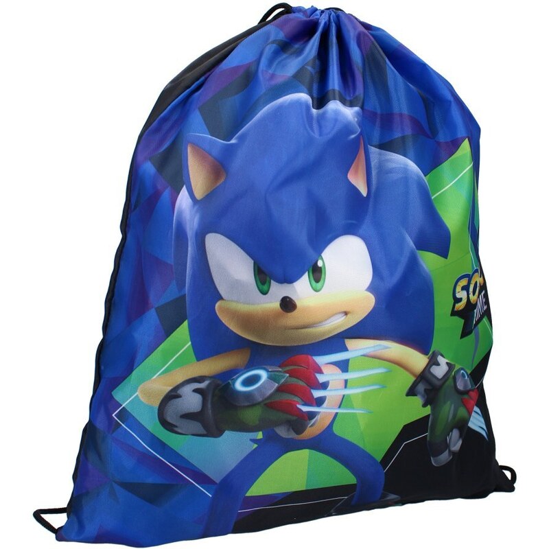 Vadobag Sáček na přezůvky / vak na záda Ježek Sonic