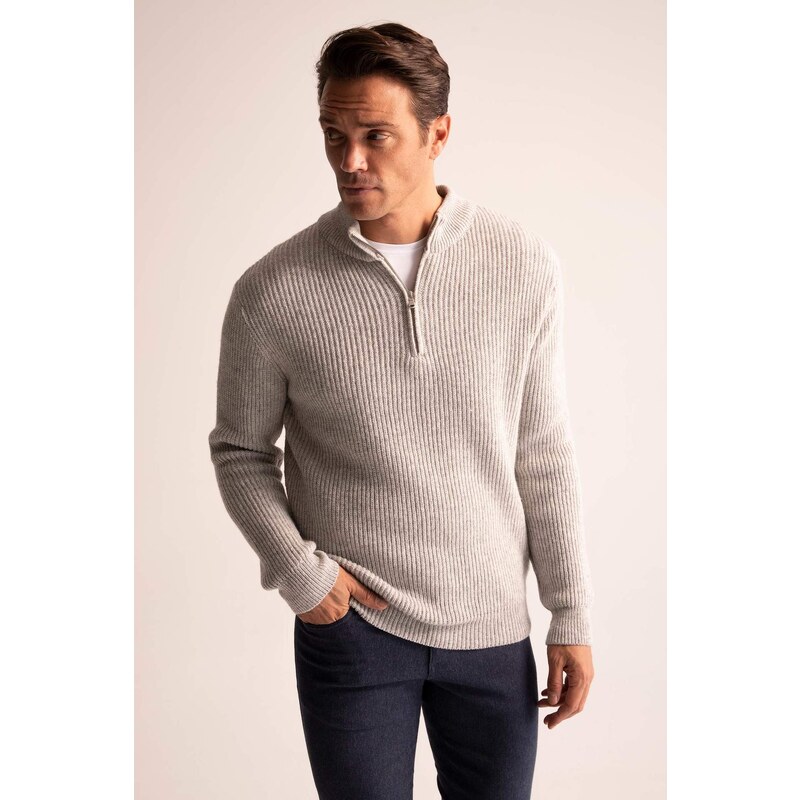 DEFACTO Regular Fit Turtleneck Pullover