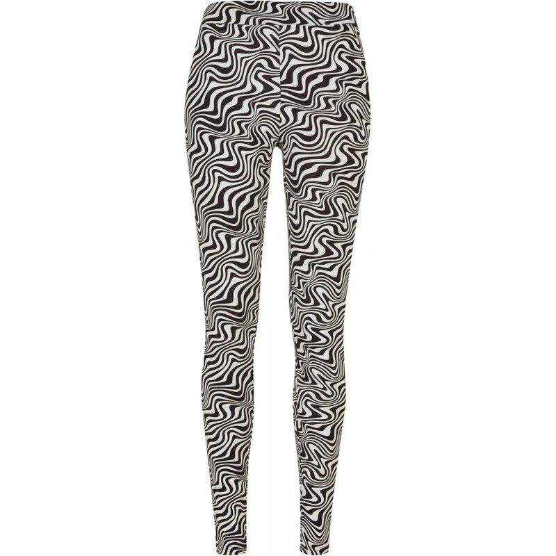 URBAN CLASSICS Ladies Soft AOP Leggings - psychedelicblack 83388668