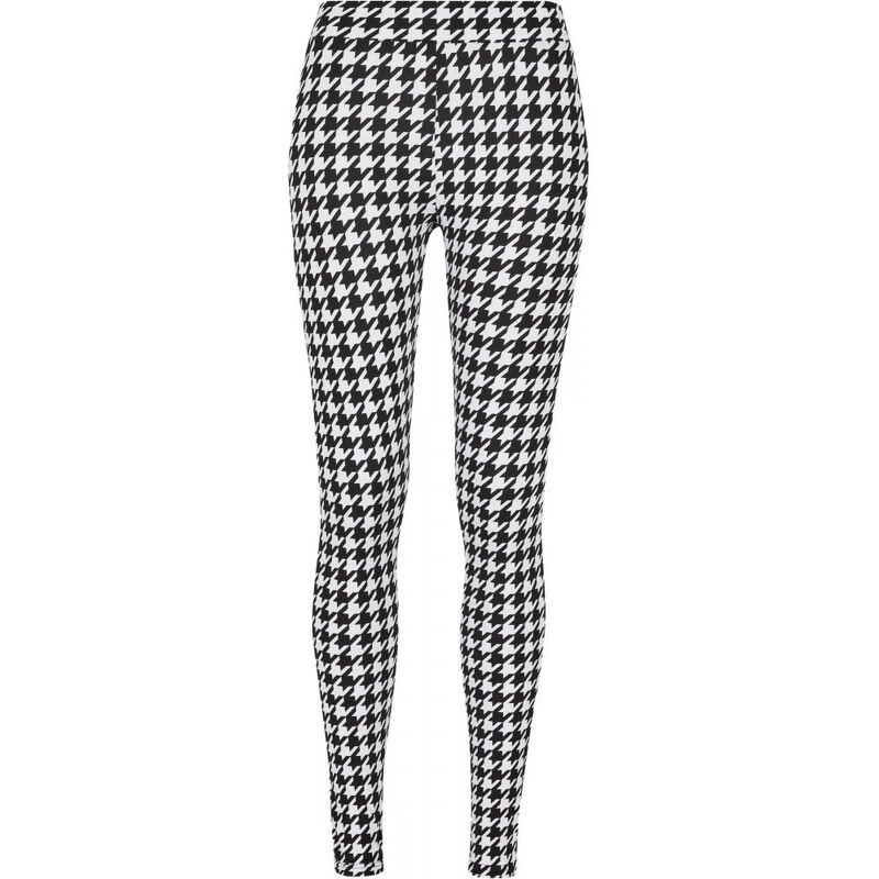 URBAN CLASSICS Ladies Soft AOP Leggings - blackhoundstooth 83388663
