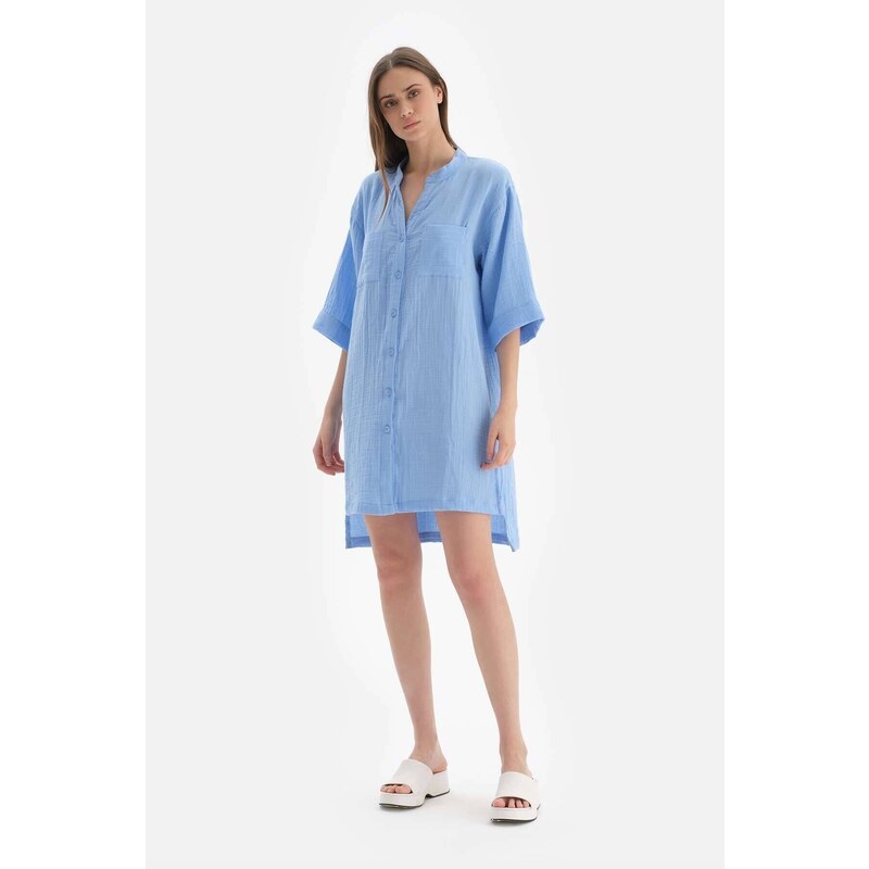 Dagi Blue Muslin Shirt