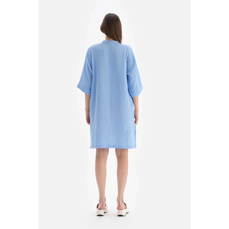 Dagi Blue Muslin Shirt