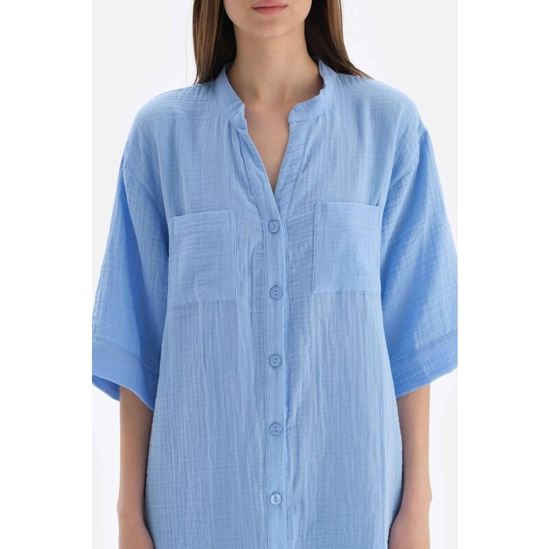 Dagi Blue Muslin Shirt