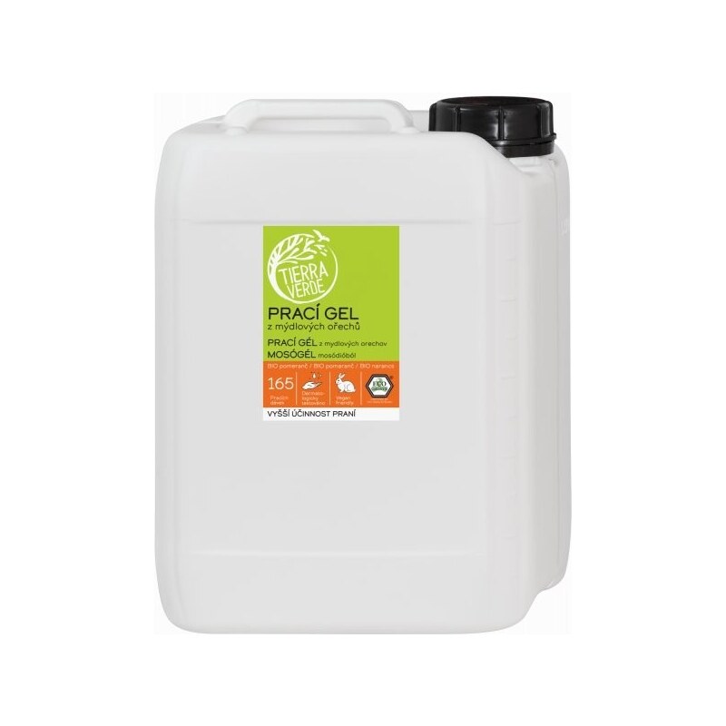 Prací gel s pomerančem inovovaná receptura BIO Tierra Verde - 5000 ml