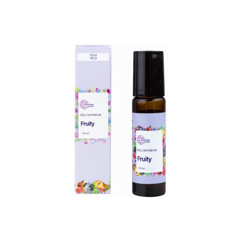 Roll-on olejový parfém s vůní malin, rybízu a vanilky (Fruity) Kvitok - 10 ml