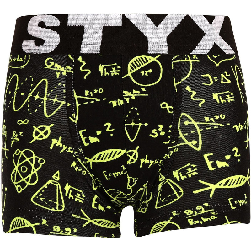 3PACK dětské boxerky Styx art sportovní guma vícebarevné (3GJ12612) 6-8