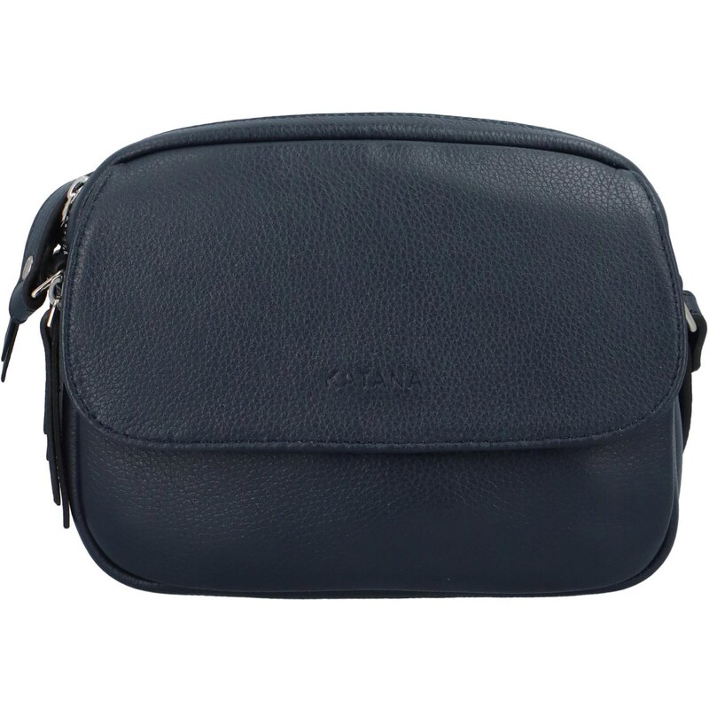 Dámská kožená crossbody kabelka tmavě modrá - Katana Yeiny tmavě modrá 83389916